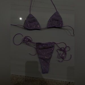 Purple Sparkle bikini